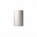 CER-0940W-HMPW - Justice Design - Small Cylinder Closed Top Outdoor Sconce Hammered Pewter Finish (Textured Faux)Textured Faux - Ambiance