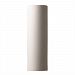 CER-5400-HMPW-LED1-1000 - Justice Design - Tube - Closed Top Closed Top ADA Sconce Hammered Pewter Finish (Textured Faux)Textured Faux - Ambiance