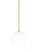700TDCLOPGWYZ-CF277 - Tech Lighting - Cleo - One Light Line-Voltage Grande Pendant Antique Bronze Finish with White Glass - Cleo