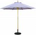 13183 - Galtech International - 9' Round Umbrella 83: Milano Char LW: Light WoodSunbrella Patterns - Quick Ship -