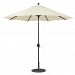 936ab42 - Galtech International - 9' Octagon Umberalla with LED Light 42: Flax AB: Antique BronzeSunbrella Solid Colors - Quick Ship -