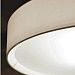 D2-2067 - ZANEEN design - Mirya - Four Light Surface Mount Gray Finish with Opal Satined PMMA Glass and Ivory Fabric Shade - Mirya