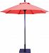 725w41 - Galtech International - Manual Lift - 7.5' Round Umbrella 41: Melon W: WhiteSunbrella Solid Colors - Quick Ship -