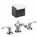 AI-10493 - American Imaginations - Xena Farmhouse - 25.25 Inch Wall Mount Vanity Set For 3H8-in. Drilling with TopChrome/Dawn Grey Finish - Xena Farmhouse