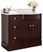 AI-18389 - American Imaginations - Tiffany - 37.8 Inch Floor Mount Vanity Set For 1 Hole Drilling with Top and Undermount SinkChrome/Coffee Finish - Tiffany