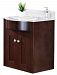 AI-18350 - American Imaginations - Tiffany - 25.5 Inch Wall Mount Vanity Set For 3H8-in. Drilling with Top and Undermount SinkChrome/Coffee Finish - Tiffany