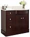 AI-18412 - American Imaginations - Tiffany - 37.8 Inch Floor Mount Vanity Set For 3H4-in. Drilling with Top and Undermount SinkChrome/Coffee Finish - Tiffany