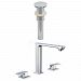 AI-23448 - American Imaginations - 10.5 Inch Bathroom Faucet Set with Drain IncludedChrome Finish -