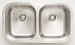 AI-27635 - American Imaginations - 29.5 Inch Undermount Kitchen Sink For Wall Mount Center DrillingChrome Finish -