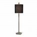 29684-1 - Uttermost - Volante - 1 Light Table Lamp Antique Brass/Crystal Slab Finish with Black Linen Fabric Shade - Volante