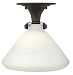 3141OZ - Hinkley Lighting - Congress - One Light Flush Mount Oil Rubbed Bronze Finish with Etched Opal Glass -
