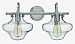 50021CM - Hinkley Lighting - Congress - Two Light Bath Bar Chrome Finish with Hand Blown Clear Glass -