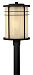 1121MR-GU24 - Hinkley Lighting - Ledgewood - One Light Medium Post GU24 Museum Bronze Finish with Champagne/Etched Glass - Ledgewood