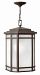 1272OZ-WH-LED - Hinkley Lighting - Cherry Creek - One Light Outdoor Hanging Lantern 15W LED Oil Rubbed Bronze Finish with White Linen Glass - Cherry Creek