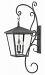 1439DZ - Hinkley Lighting - Trellis - Four Light Extra Large Outdoor Wall Mount CandelabraAged Zinc Finish with Clear Glass -