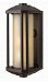 1390BZ-LED - Hinkley Lighting - Castelle - One Light Small Outdoor Wall Mount LED Bronze Finish with Ribbed Etched Amber Cylinder Glass - Castelle