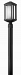 1391BK-LED - Hinkley Lighting - Castelle - One Light Outdoor Post Mount LED Black Finish with Ribbed Etched Cylinder Glass - Castelle