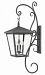 1439DZ-LL - Hinkley Lighting - Trellis - Four Light Extra Large Outdoor Wall Mount LED CandelabraAged Zinc Finish with Clear Glass -