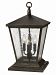 1437RB-LL - Hinkley Lighting - Trellis - Four Light Outdoor Post Top/Pier Mount LED CandelabraRegency Bronze Finish with Clear Seedy Glass -