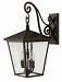 1435RB-LL - Hinkley Lighting - Trellis - Four Light Outdoor Large Wall Mount LED CandelabraRegency Bronze Finish with Clear Seedy Glass -
