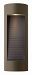 1664BZ-L720 - Hinkley Lighting - Luna - Two Light Outdoor Small Wall Mount LED 277vBronze Finish with Etched Glass - Luna