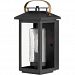 1160BK - Hinkley Lighting - Atwater - One Light Outdoor Small Wall Mount Black Finish with Clear Seedy Glass -