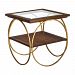 25401 - Uttermost - Calissa - 25 End Table Antique Gold/ Finish with Beveled Glass - Calissa