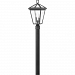 2561MB-LL - Hinkley Lighting - Alford Place - 20.25 Inch 10W 2 LED Outdoor Medium Post Top/Pier Lantern Museum Black Finish with Clear Glass - Alford Place