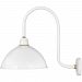 10675GW - Hinkley Lighting - Foundry - 27 Inch One Light Outdoor Large Wall Lantern Gloss White/Brass Finish - Foundry