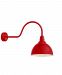 RD12MRD3LL30 - Troy Lighting - Deep Reflector - 12 Inch One Light Wall Sconce with Large Loop Arm 30" Red Finish - Deep Reflector