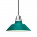 5DHM20MTTLPNA-BC - Troy Lighting - Heavy Metal - 20 Inch One Light Pendant with Cast Aluminum Top Painted Natural Aluminum Finish with Tahitian Teal Aluminum Shade - Heavy Metal