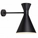 MC12MMBMB2MCA18MB - Troy Lighting - Mid Century - 12 Inch One Light Wall Mount with 18 Inch Arm Matte Black Finish with Matte Black Aluminum Shade - Mid Century