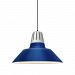 5DHM20MBLUPNA-BC - Troy Lighting - Heavy Metal - 20 Inch One Light Pendant with Cast Aluminum Top Painted Natural Aluminum Finish with Blue Aluminum Shade - Heavy Metal