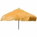 1281 - Parasol Enterprises - Classic Wood 9 ft Round Market Umbrella - Soft Teal/Ivory Stripe Classic Wood 9 ft Round Market Umbrella - Soft Teal/Ivory Stripe - DestinationGear