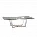 E71019-PC - ET2 Lighting - Carlo - 51 Inch 72W 2 LED Coffee Table Polished Chrome Finish with Clear Glass - Carlo