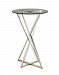E71010-PC - ET2 Lighting - York - 23.5 Inch 96W 4 LED Accent Table Polished Chrome Finish with Clear Glass - York