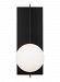 700WSOBLB-LED930 - Tech Lighting - Orbel - 12.9 5W 3000K 1 LED Wall Sconce Matte Black Finish with White Opal Glass - Orbel