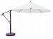 899ab54dv - Galtech International - 13' Cantilever Round Umbrella 54: Natural AB: Antique BronzeSunbrella Solid Colors - Quick Ship -