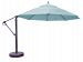 899ab62dv - Galtech International - 13' Cantilever Round Umbrella 62: Minerals AB: Antique BronzeSunbrella Solid Colors -