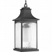 P6541-31 - Progress Lighting - Maison - One Light Outdoor Hanging Lantern Black Finish with Water Seeded Glass - Maison