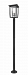 571PHXLR-567P-BK - Z-Lite - Seoul - 97.25 Inch Three Light Outdoor Post Mount Black Finish with Clear Glass - Seoul