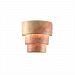 CER-2225W-TERA - Justice Design - Small Terrace Outdoor Sconce Terra Cotta Finish (Smooth Faux)Smooth Faux - Ambiance