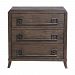 25324 - Uttermost - Baseer - 33 inch Accent Chest Charred Walnut/Natural Honey/Brushed Steel Finish - Baseer