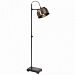 28200-1 - Uttermost - Bessemer - 1 Light Industrial Floor Lamp Antique Brass/Aged Black Finish with Metal Shade - Bessemer