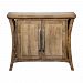 25851 - Uttermost - Cary - 40 Console Cabinet Distressed Antique Honey/Aged Steel Finish - Cary