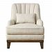 23441 - Uttermost - Denney - 36 inch Accent Chair Oatmeal Linen Blend Fabric Finish - Denney