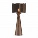 27842-1 - Uttermost - Fernando - 1 Light Table Lamp Rustic Walnut Stain/Dark Bronze Finish with Smokey Gray Glass - Fernando