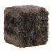 23474 - Uttermost - Jayna - 17 inch Ottoman Charcoal Brown Finish - Jayna