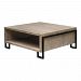 25876 - Uttermost - Kailor - 44 inch Modern Coffee Table Oatmeal Glaze/Antiqued Bronze Finish - Kailor