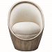 23479 - Uttermost - Noemi - 38 inch Morden Accent Chair Warm Oatmeal/Light Gray Wash/Soft Flax Linen Fabric Finish - Noemi